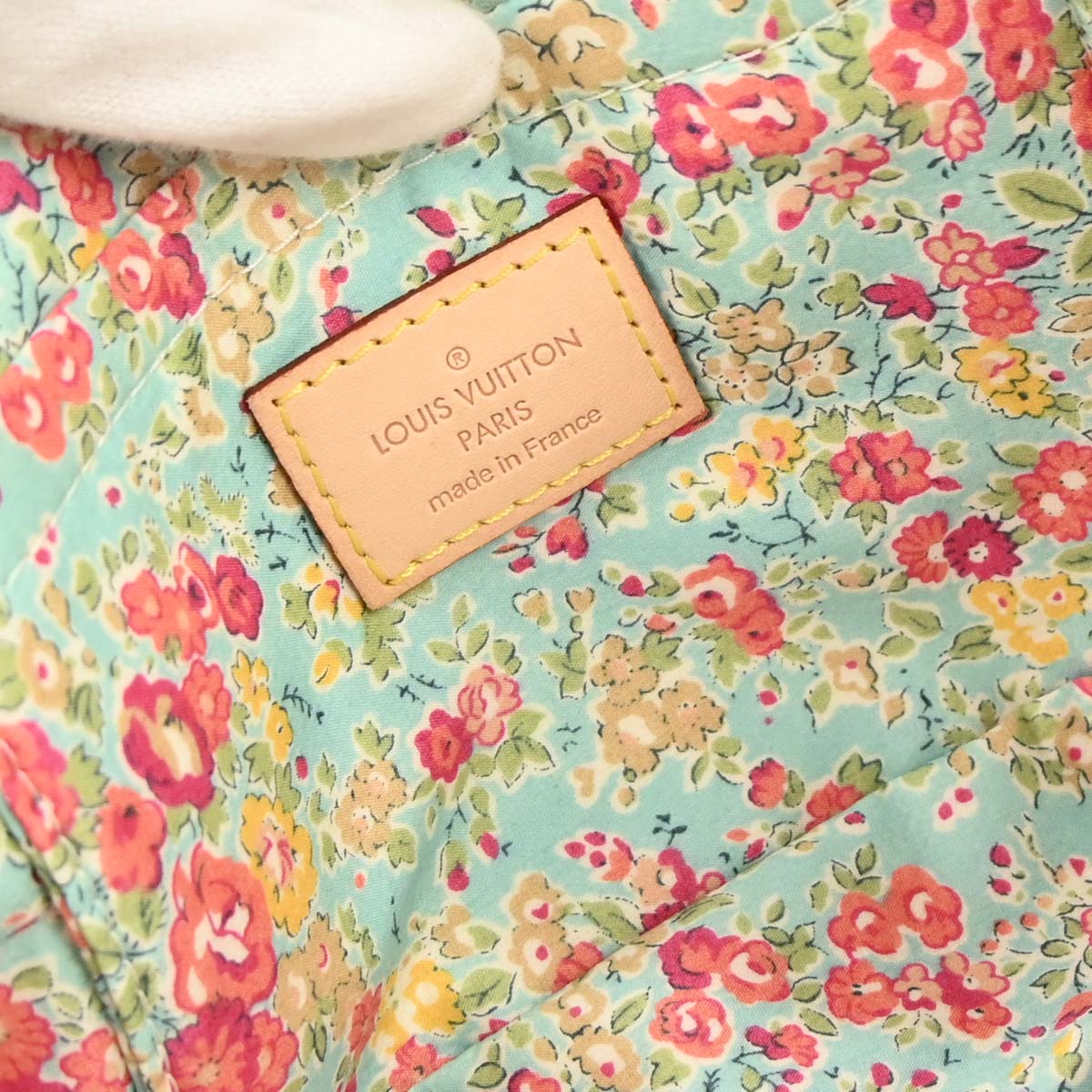 Louis Vuitton Gray Monogram Denim Patchwork Pouchy Handbag M95383