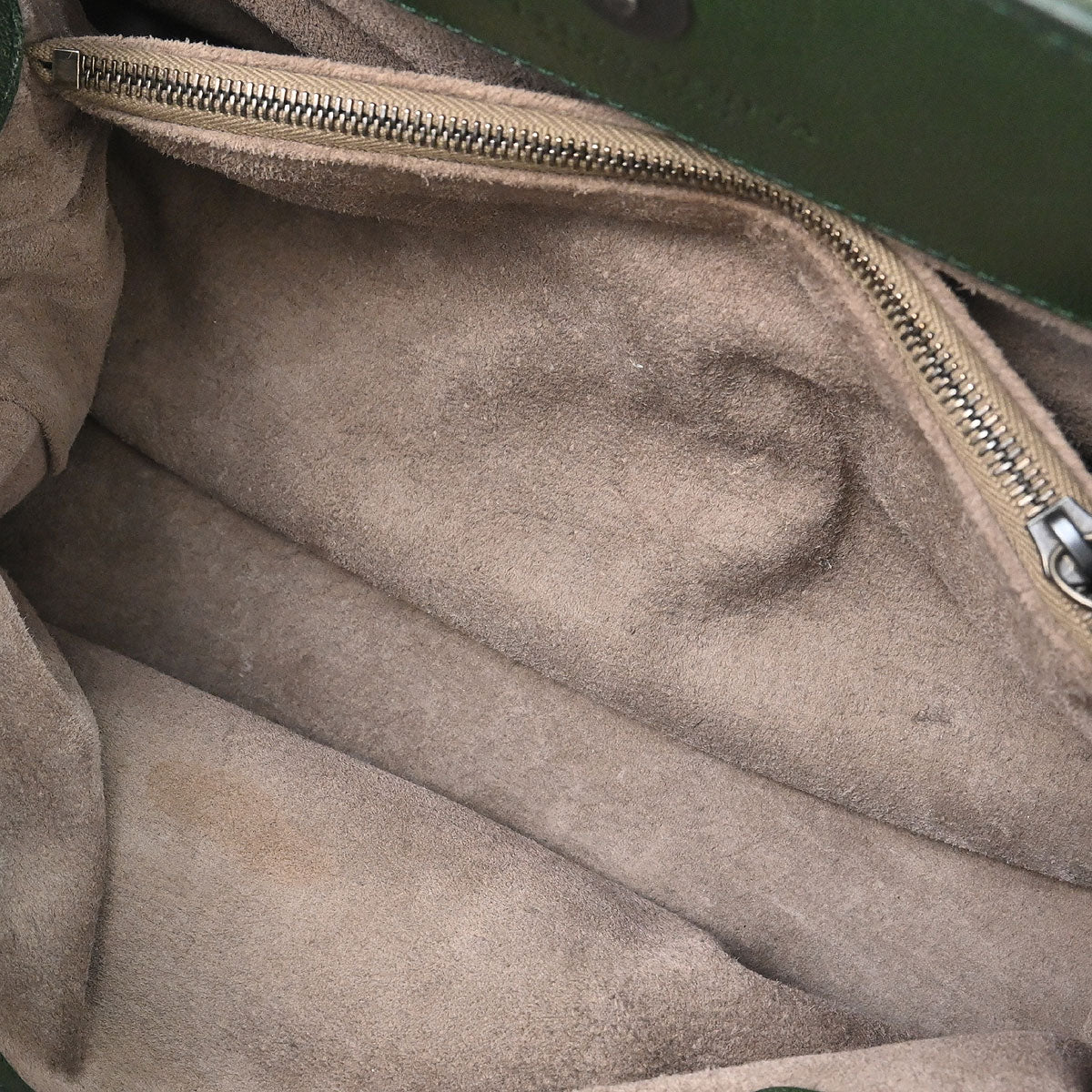 Bottega Veneta Green Leather Tote Handbag