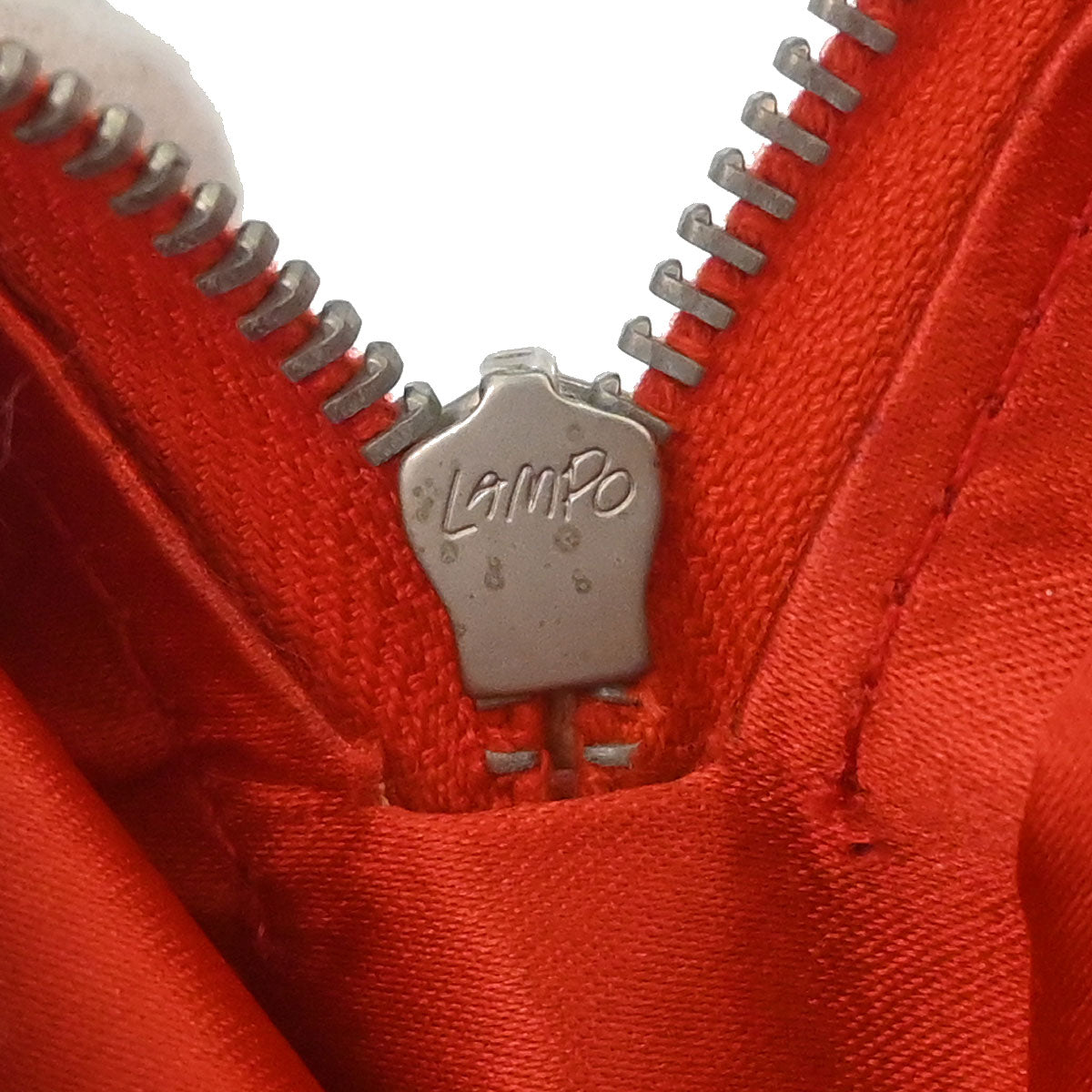 Chanel 2000-2002 Orange Jacquard Nylon New-Travel Line Pouch