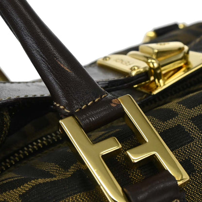 Fendi Brown Zucca 2way Shoulder Handbag
