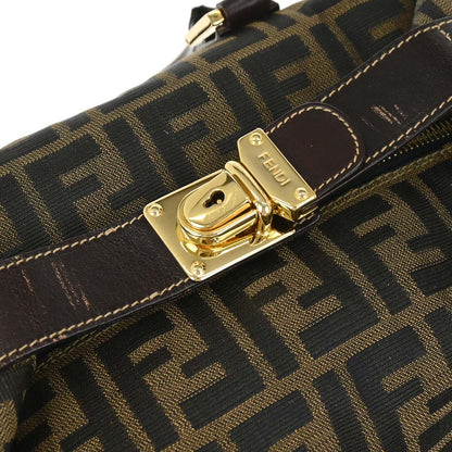 Fendi Brown Zucca 2way Shoulder Handbag