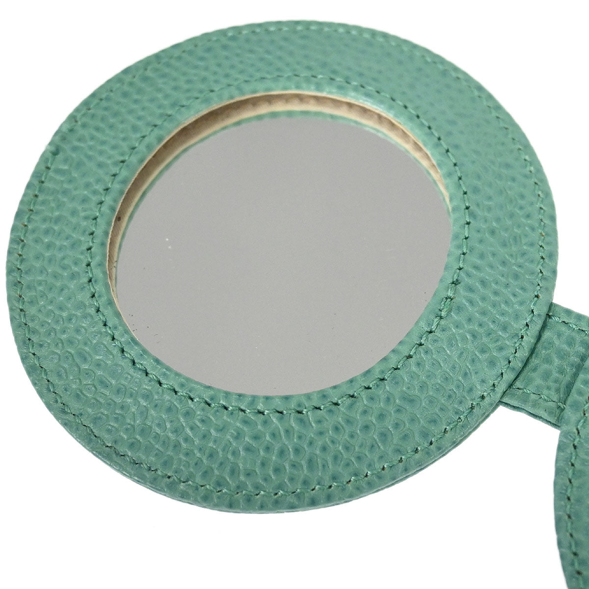 Chanel Green Caviar Skin Compact Mirror Small Good