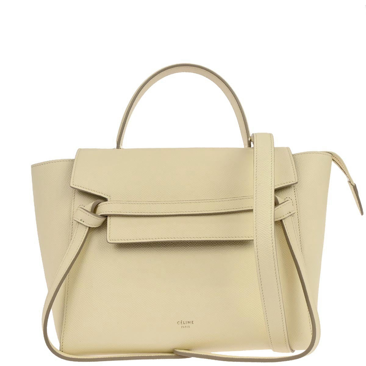 Celine Ivory Belt Bag 2way Shoulder Handbag