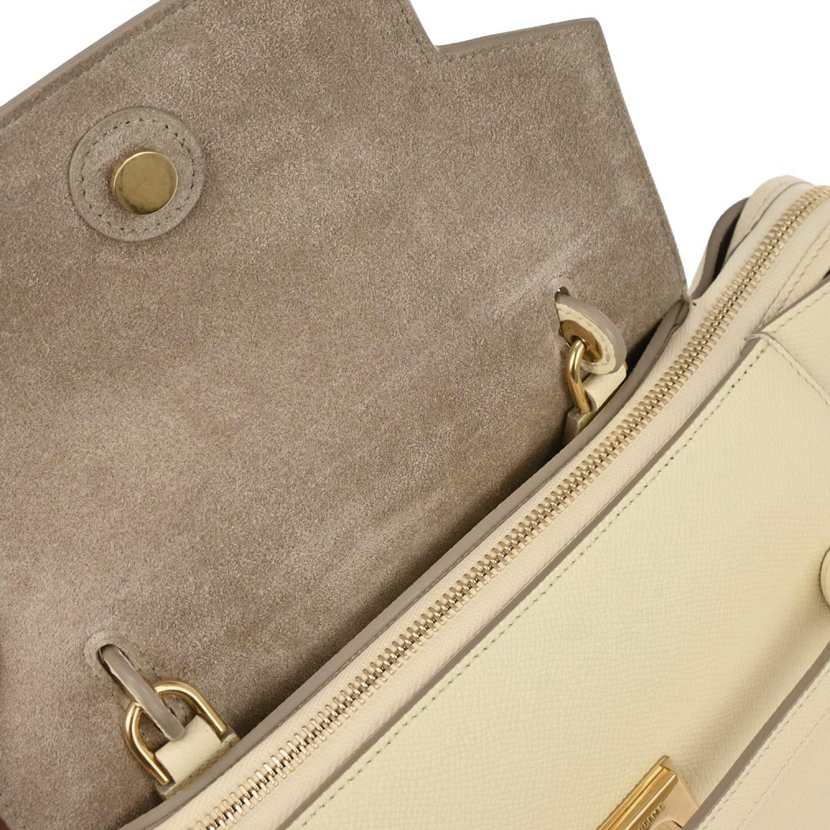 Celine Ivory Belt Bag 2way Shoulder Handbag