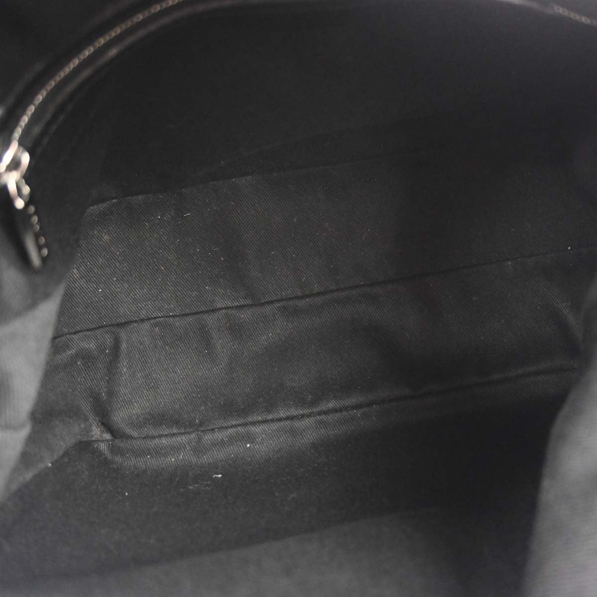 Celine Black Satin C Macadam Handbag
