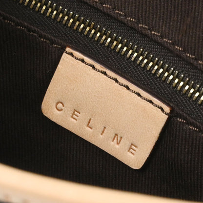 Celine * Brown PVC Macadam Shoulder Bag