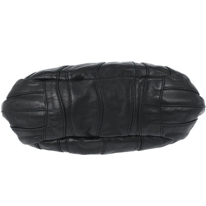 Prada Black Leather 2way Shoulder Handbag