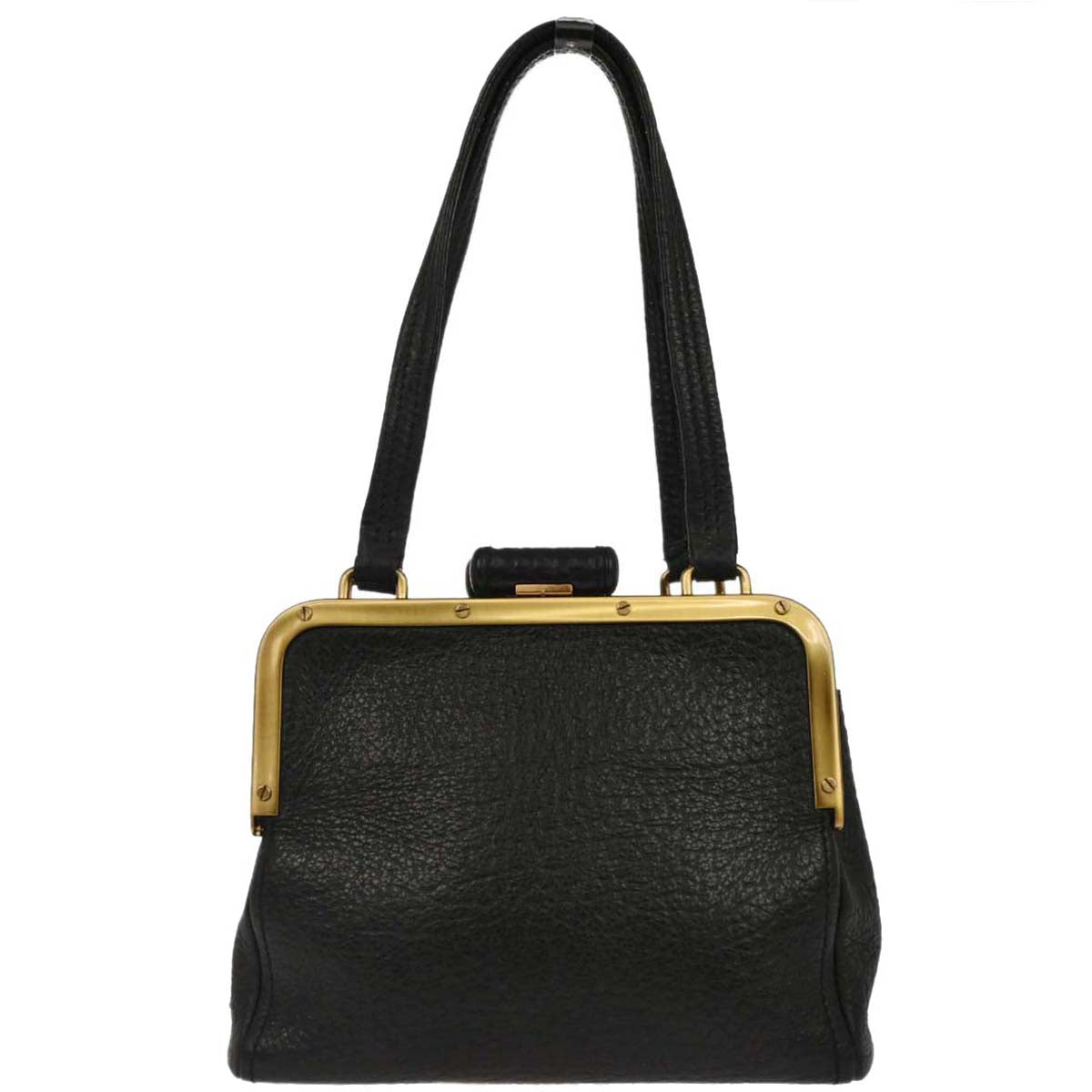 Prada Black Leather Handbag