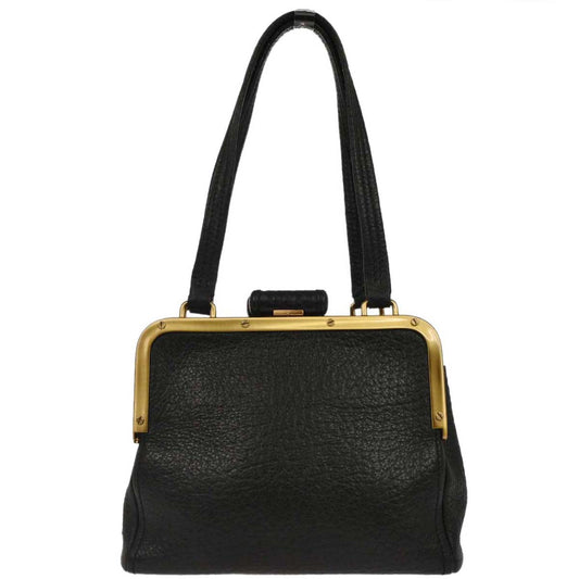 Prada Black Leather Handbag