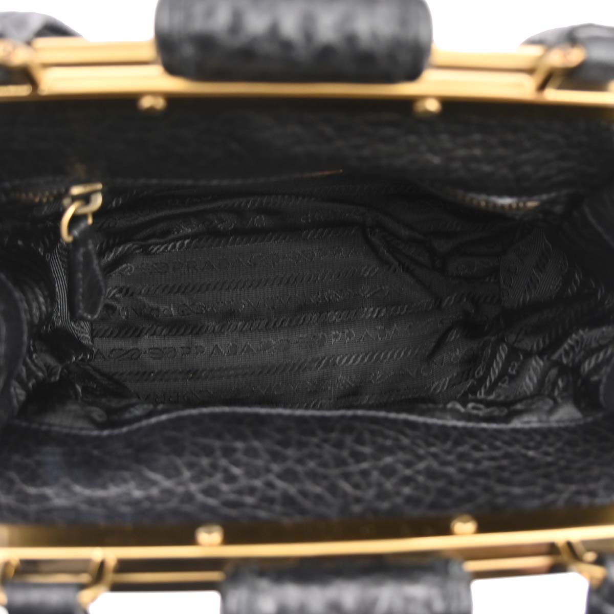 Prada Black Leather Handbag