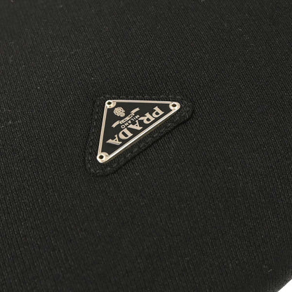 Prada Black Canvas Shoulder Bag