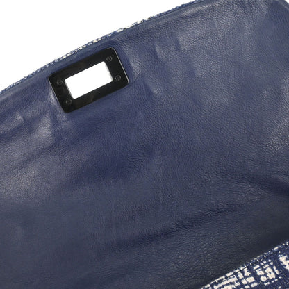 Prada Navy Tweed Handbag