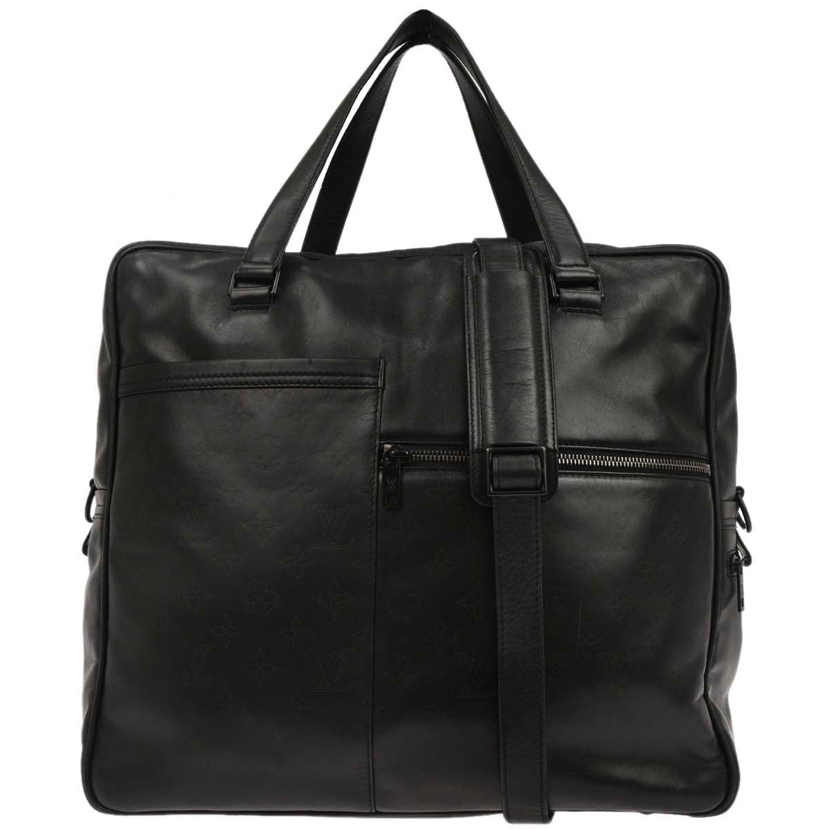 Louis Vuitton 2002 Black Monogram Diffille Upton 2way Shoulder Handbag M92400