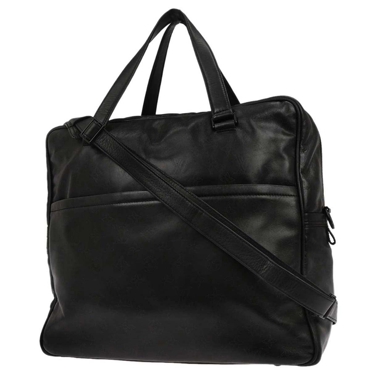 Louis Vuitton 2002 Black Monogram Diffille Upton 2way Shoulder Handbag M92400