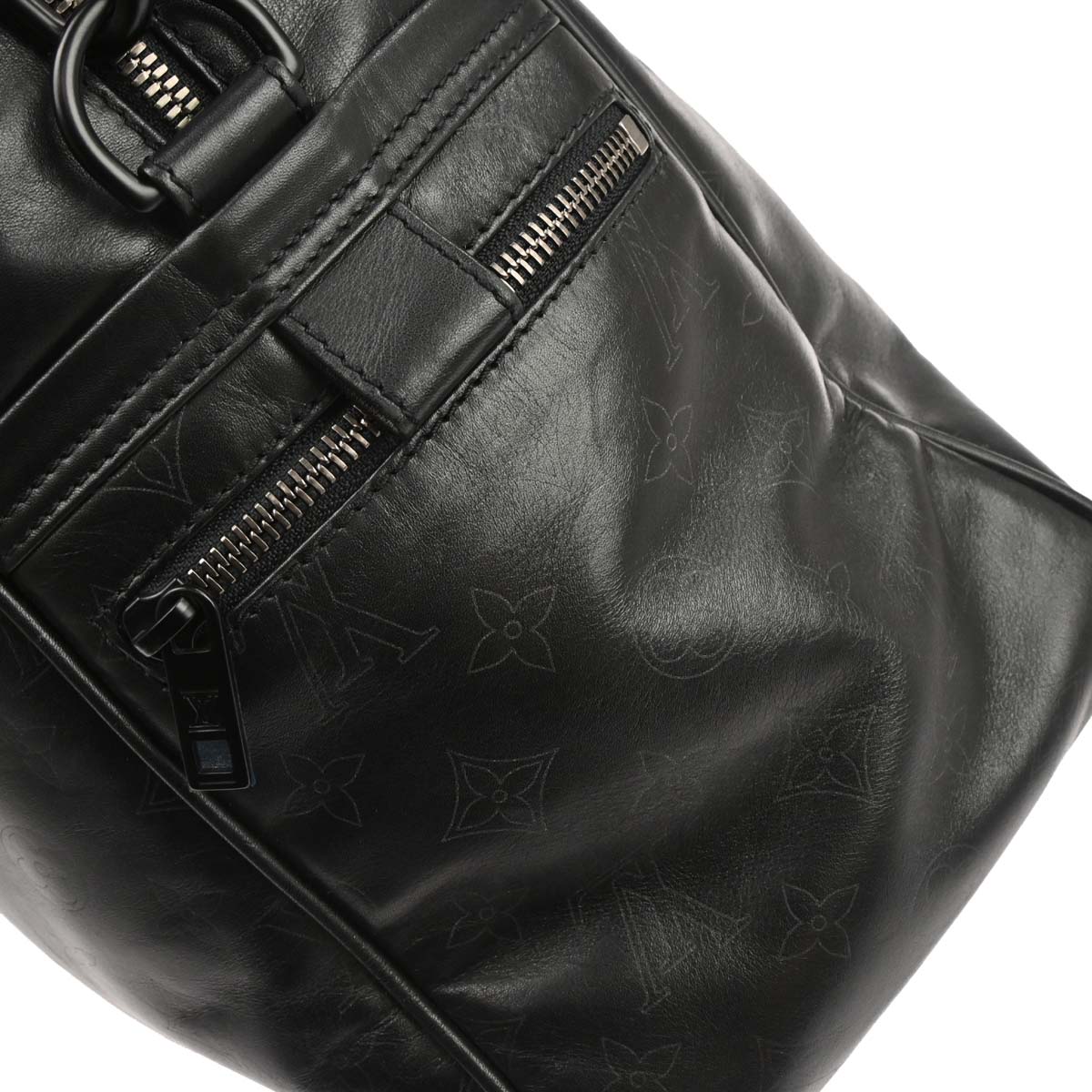 Louis Vuitton 2002 Black Monogram Diffille Upton 2way Shoulder Handbag M92400