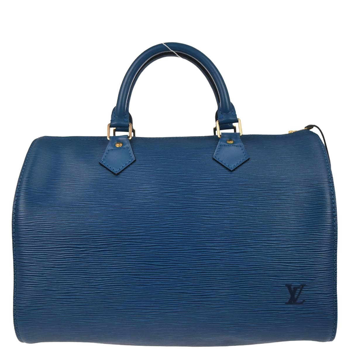 Louis Vuitton Blue Epi Speedy 30 Handbag M43005