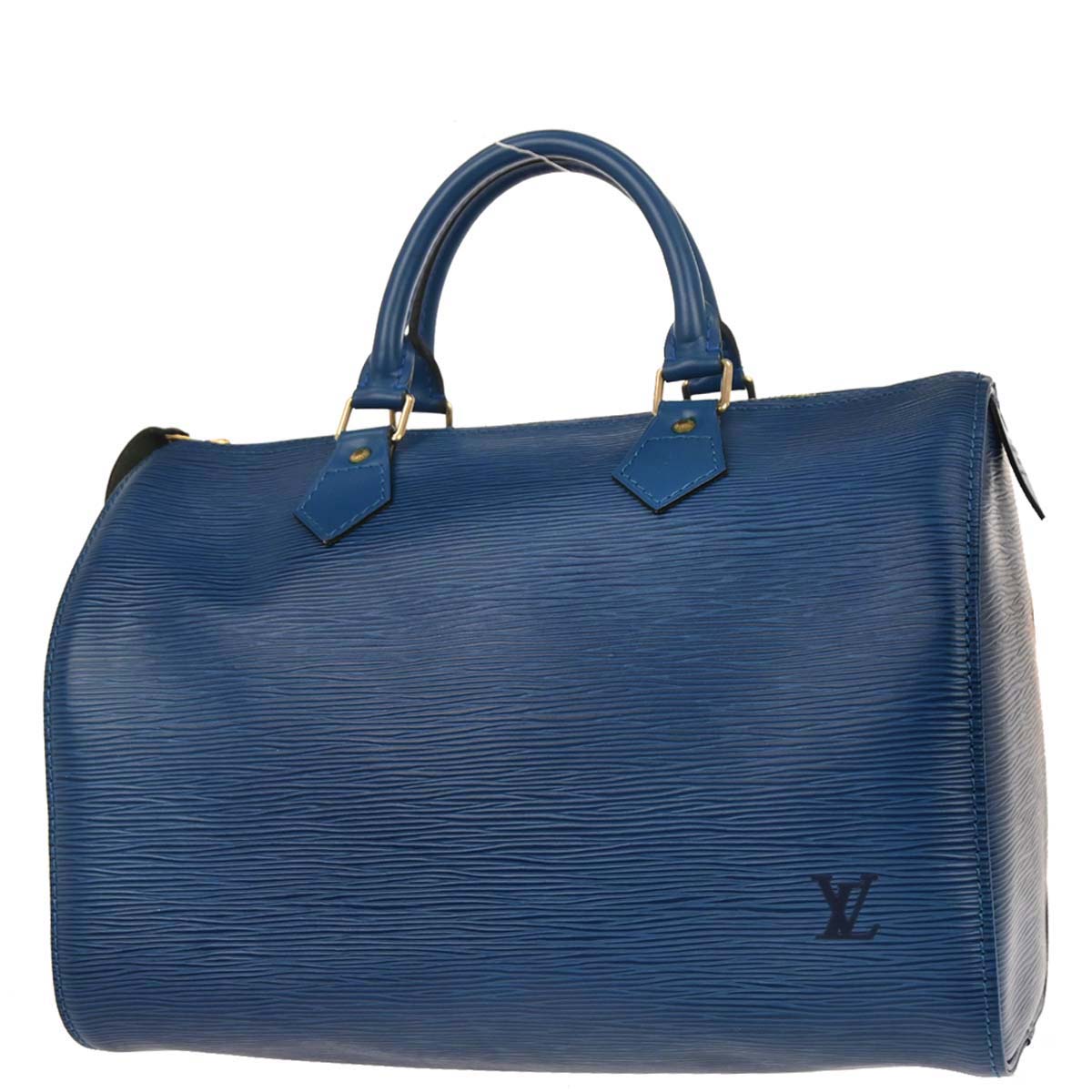 Louis Vuitton Blue Epi Speedy 30 Handbag M43005