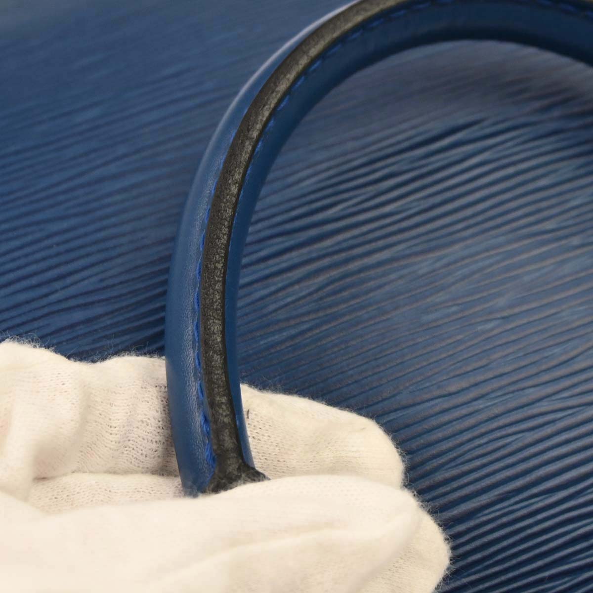 Louis Vuitton Blue Epi Speedy 30 Handbag M43005