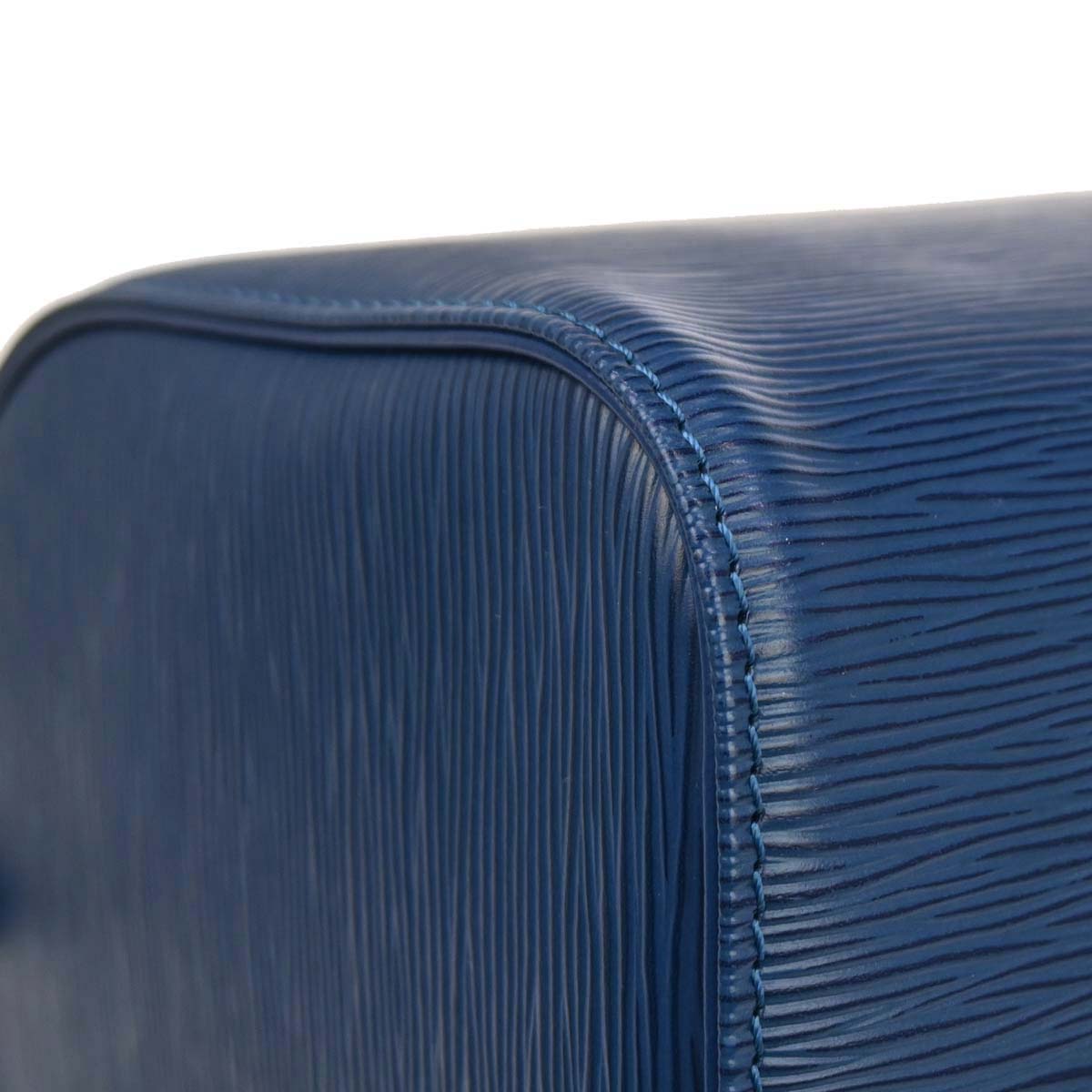 Louis Vuitton Blue Epi Speedy 30 Handbag M43005