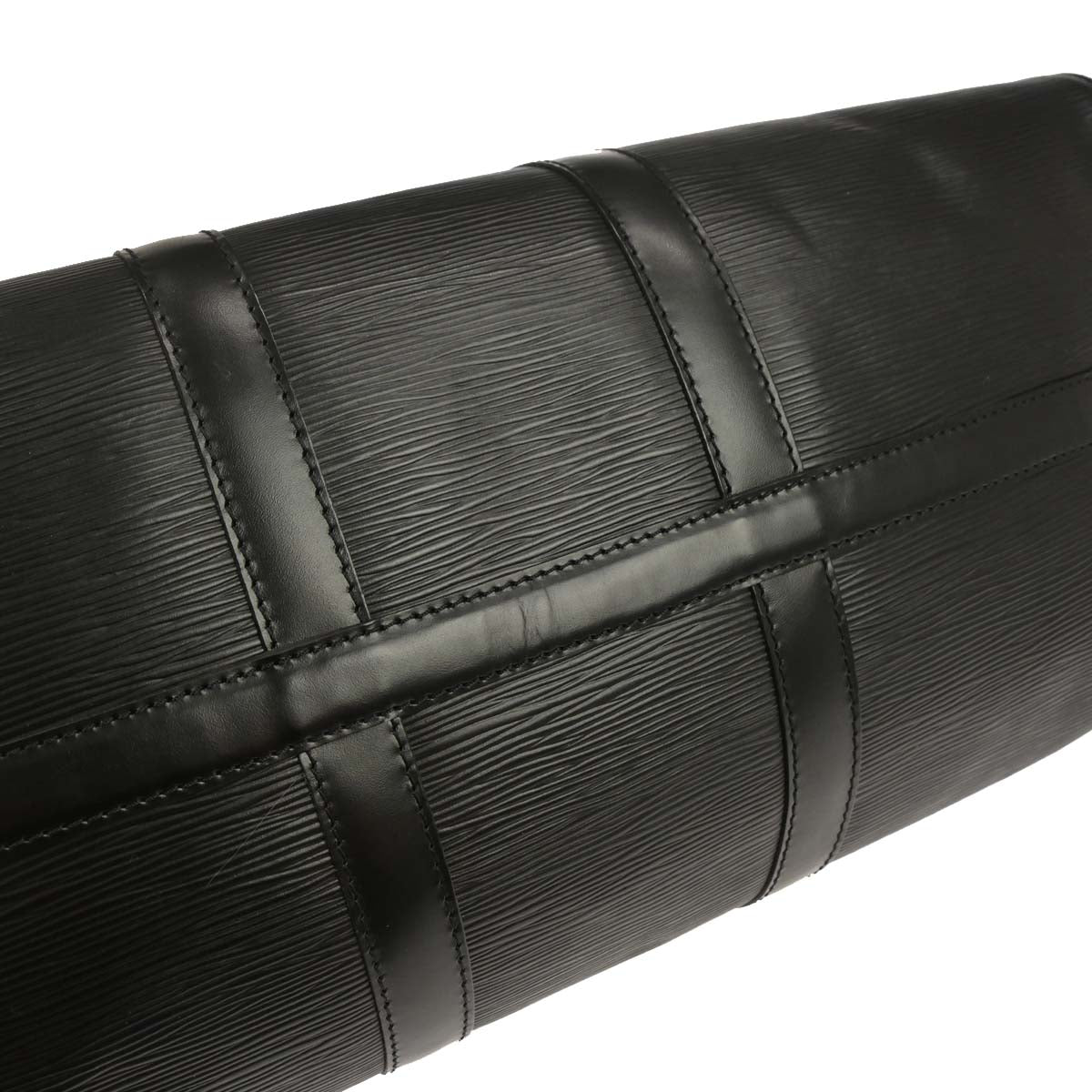 Louis Vuitton Black Epi Keepall 45 Travel Handbag M42972
