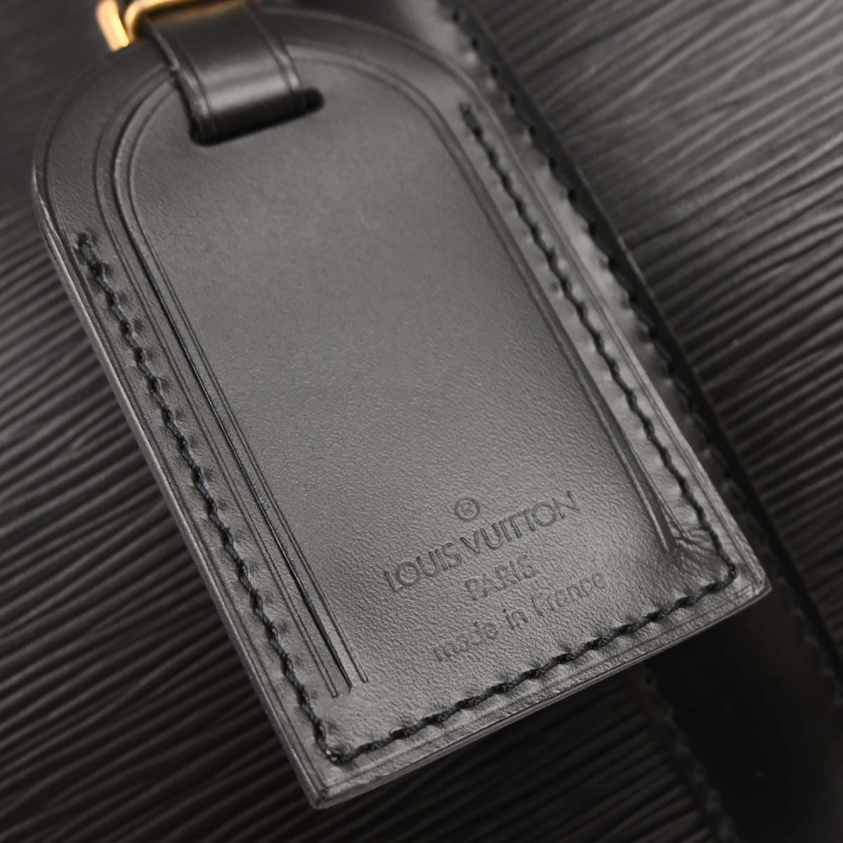 Louis Vuitton Black Epi Keepall 45 Travel Handbag M42972