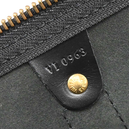 Louis Vuitton Black Epi Keepall 45 Travel Handbag M42972