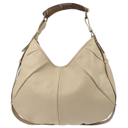 Yves Saint Laurent Ivory Large Mombasa Handbag