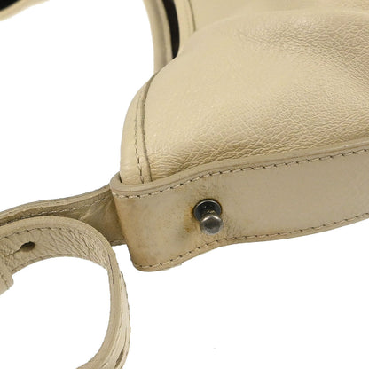 Yves Saint Laurent Ivory Large Mombasa Handbag