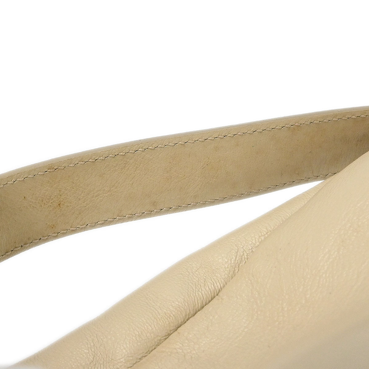 Yves Saint Laurent Ivory Large Mombasa Handbag