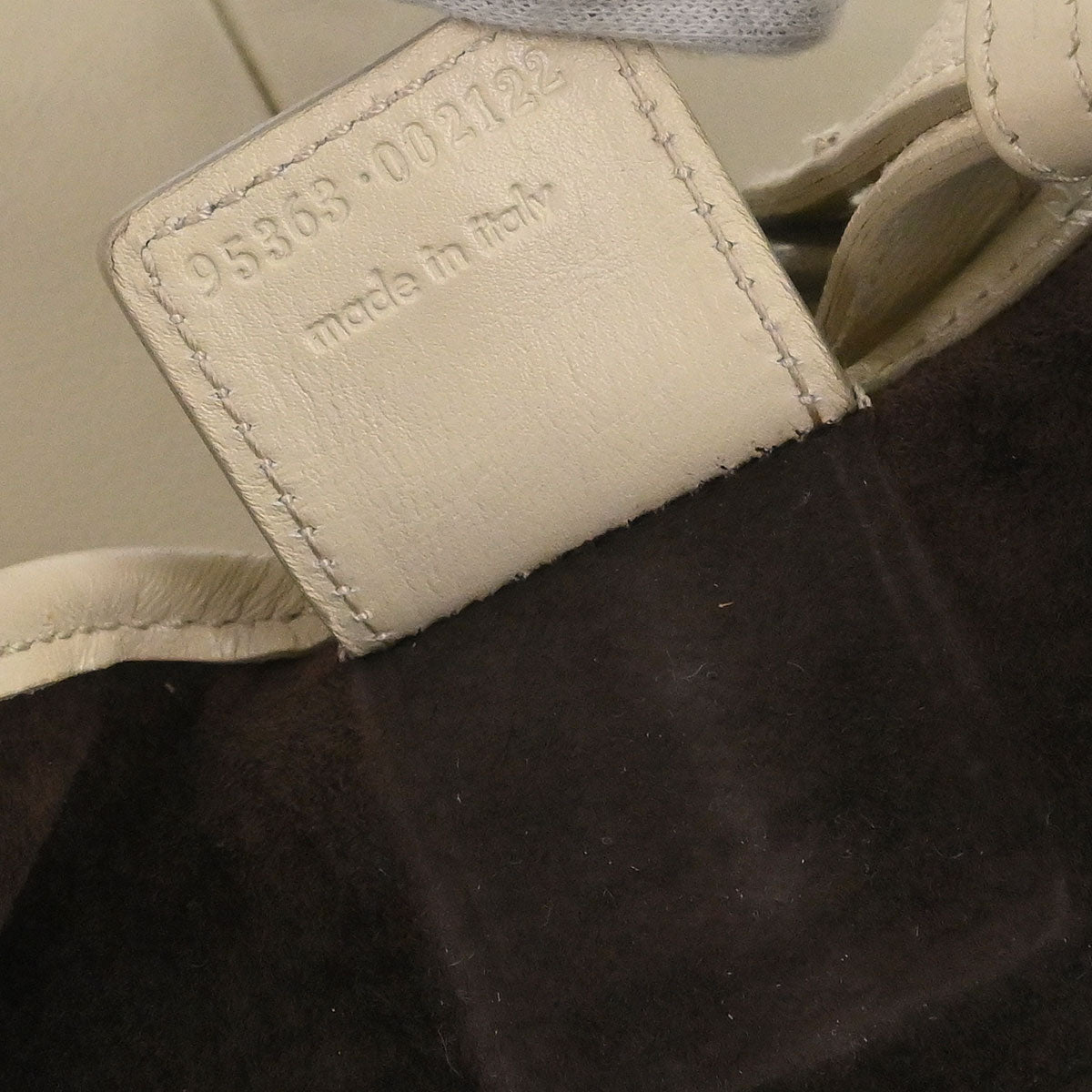 Yves Saint Laurent Ivory Large Mombasa Handbag