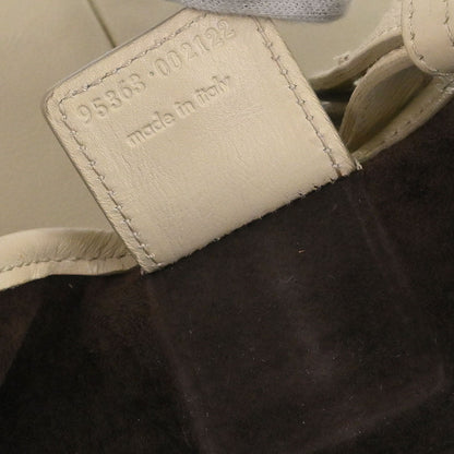 Yves Saint Laurent Ivory Large Mombasa Handbag