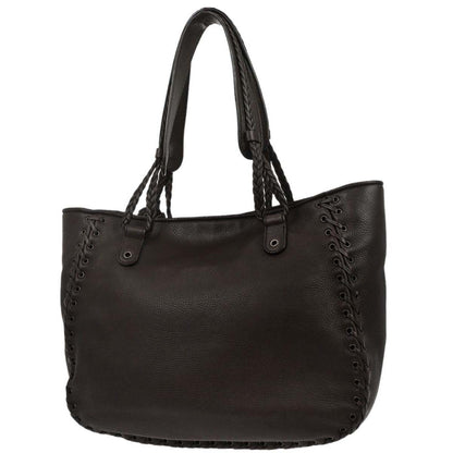 Christian Dior Brown Leather Ethnic Tote Handbag