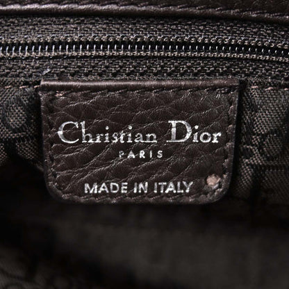 Christian Dior Brown Leather Ethnic Tote Handbag