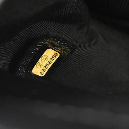 Boy Chanel Black Tweed Lambskin Medium Double Chain Shoulder Bag