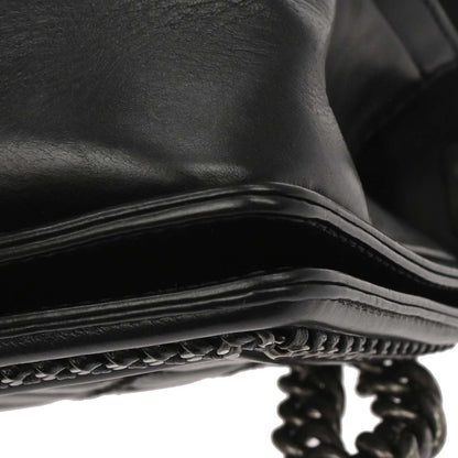 Boy Chanel Black Lambskin Medium 2way Shoulder Handbag