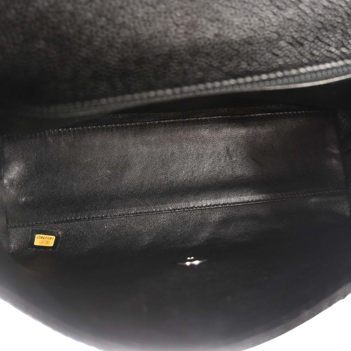 Chanel Black Caviar Skin Top Handle Handbag