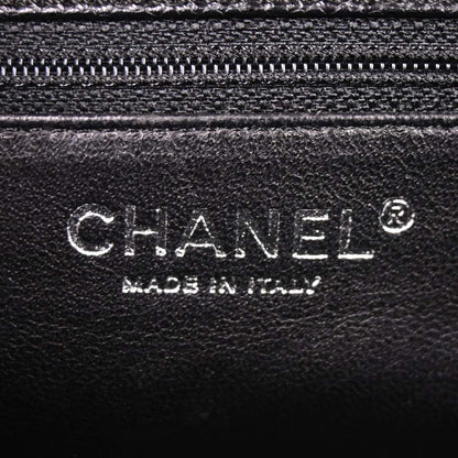 Chanel Black Caviar Skin Top Handle Handbag
