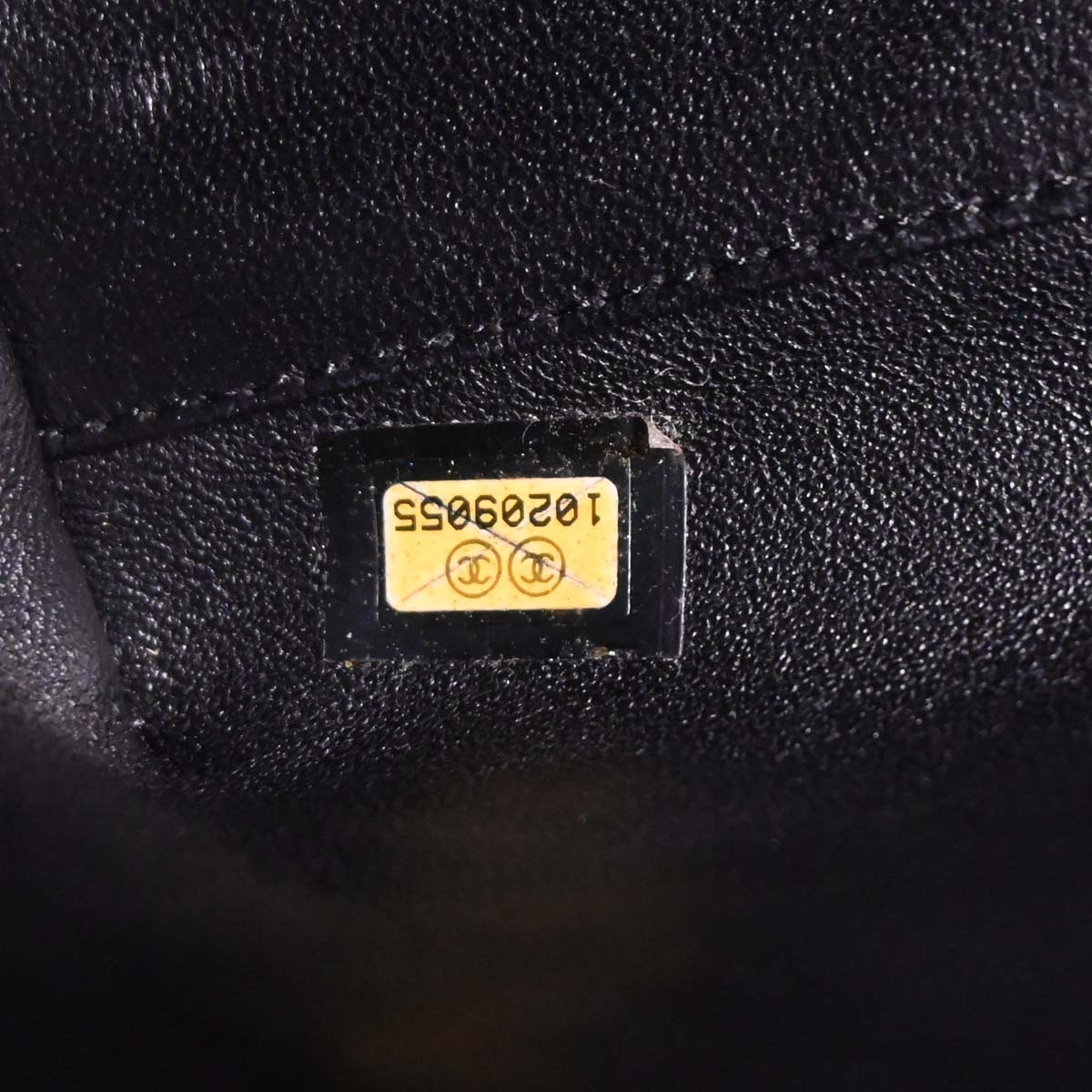 Chanel Black Caviar Skin Top Handle Handbag