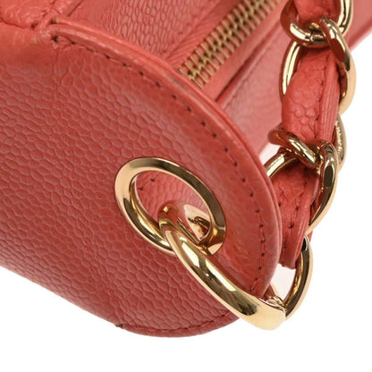 Chanel Salmon Pink Caviar Skin Shoulder Bag