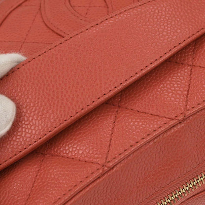 Chanel Salmon Pink Caviar Skin Shoulder Bag
