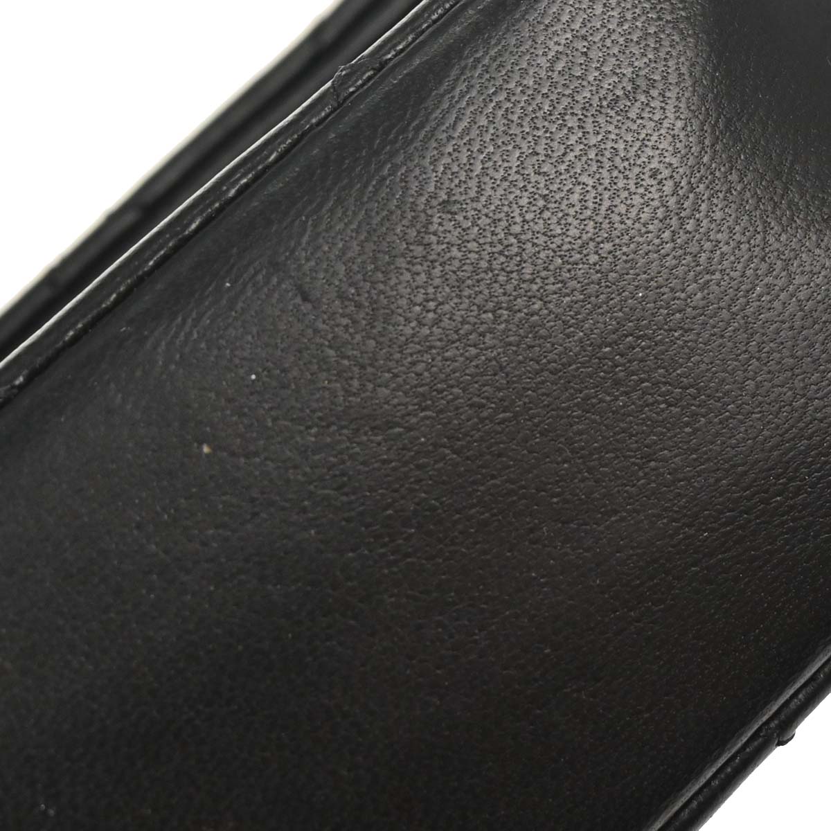 Chanel Black Lambskin Straight Flap Shoulder Bag