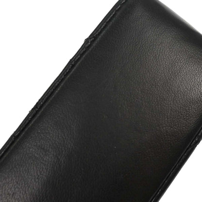 Chanel Black Lambskin Straight Flap Shoulder Bag