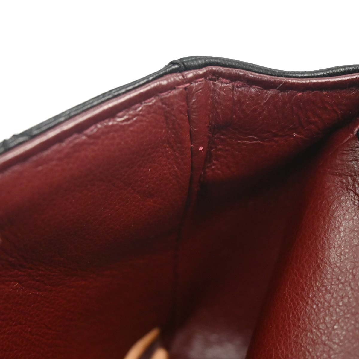 Chanel Black Lambskin Straight Flap Shoulder Bag