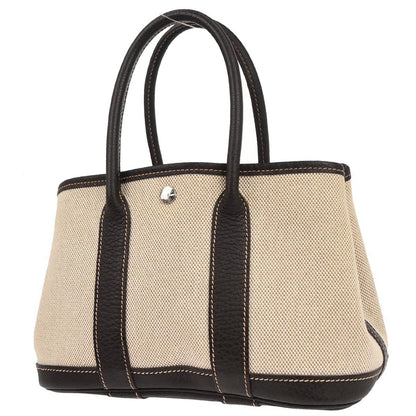 Hermes Natural Havane Toile H Garden Party TTPM Tote Handbag