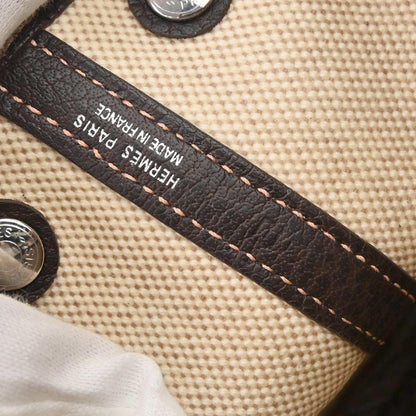 Hermes Natural Havane Toile H Garden Party TTPM Tote Handbag