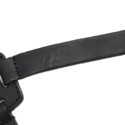 Chanel Black Suspenders 21 Small Good