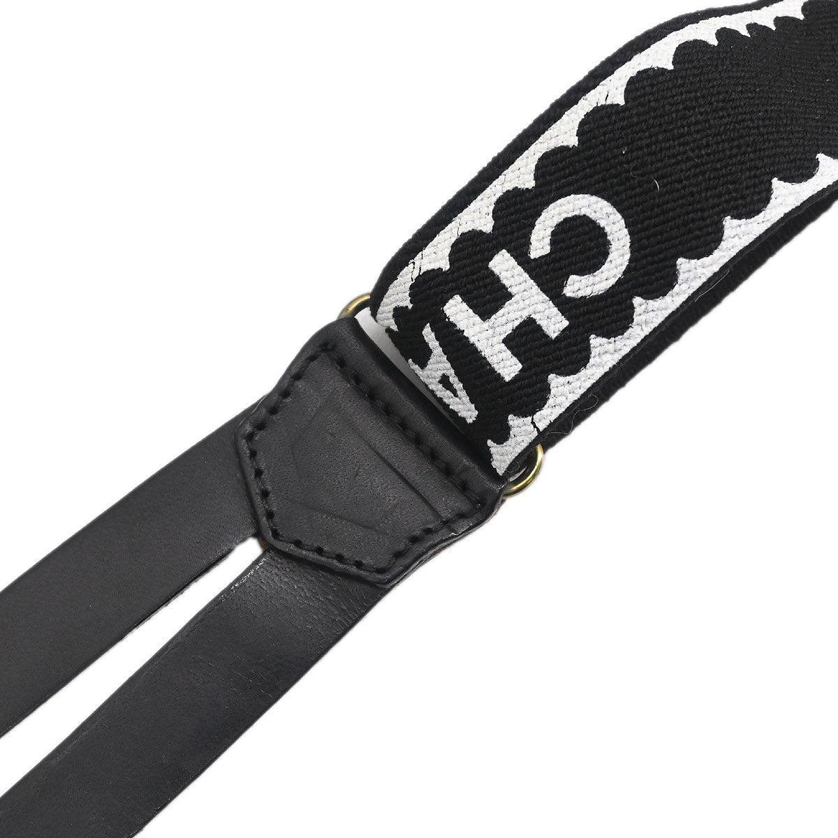 Chanel Black Suspenders 21 Small Good
