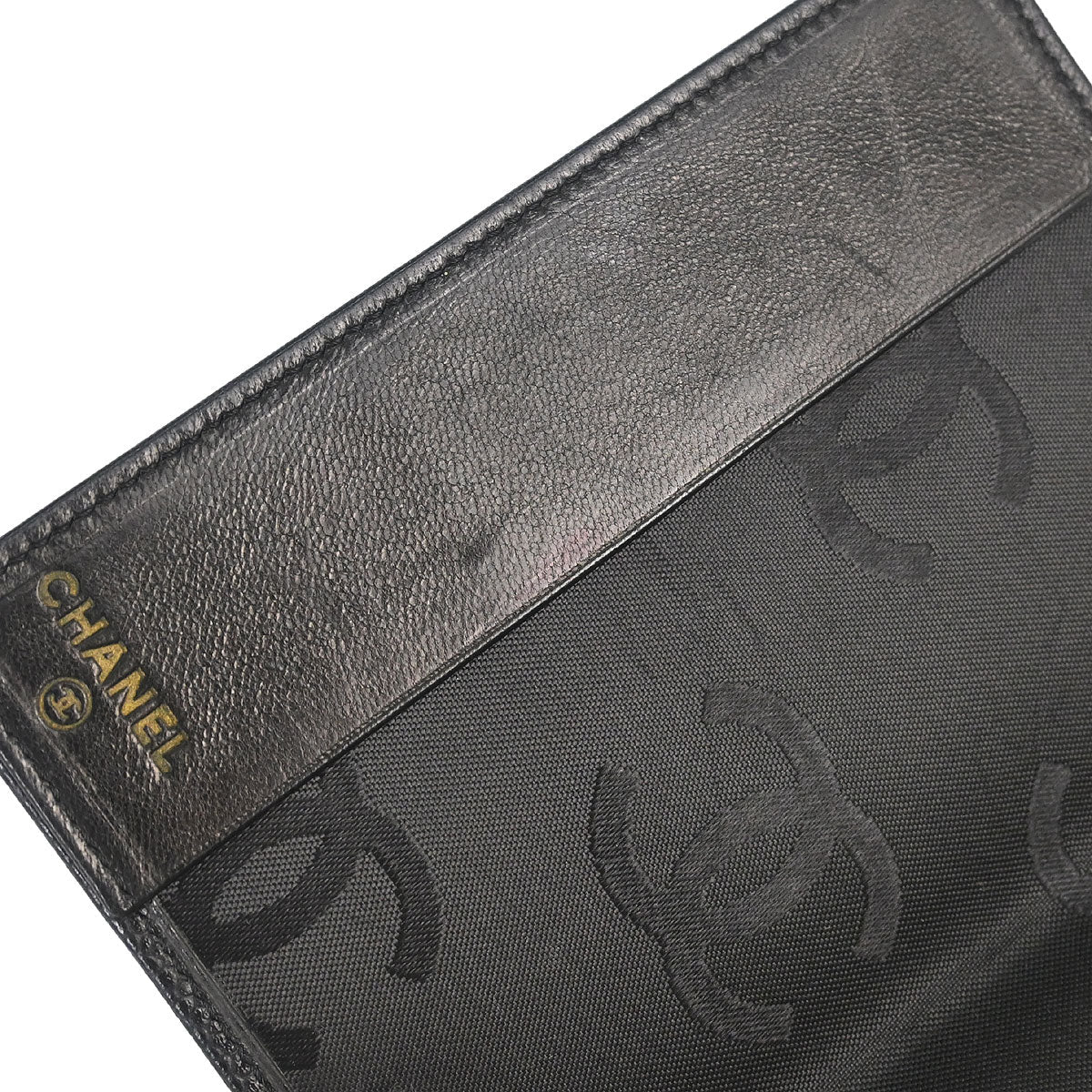 Chanel Black Caviar Skin Note Book Cover Small Good