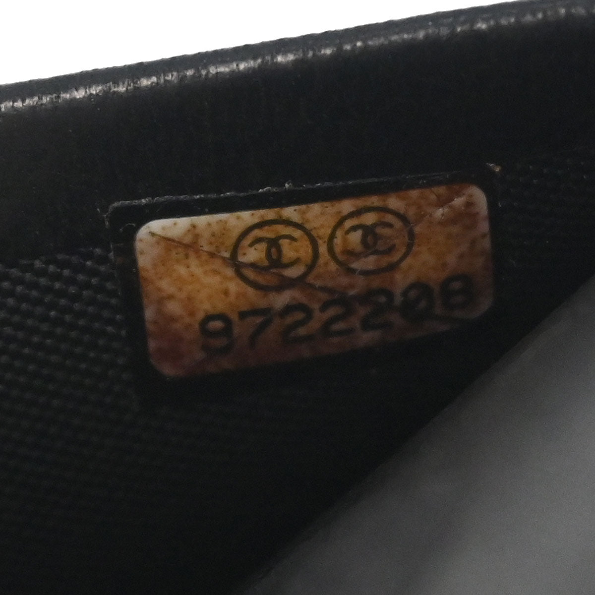 Chanel Black Caviar Skin Note Book Cover Small Good