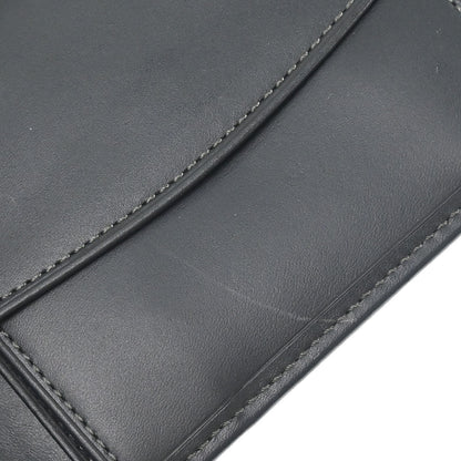 Christian Dior Black Canvas Trotter Wallet Purse